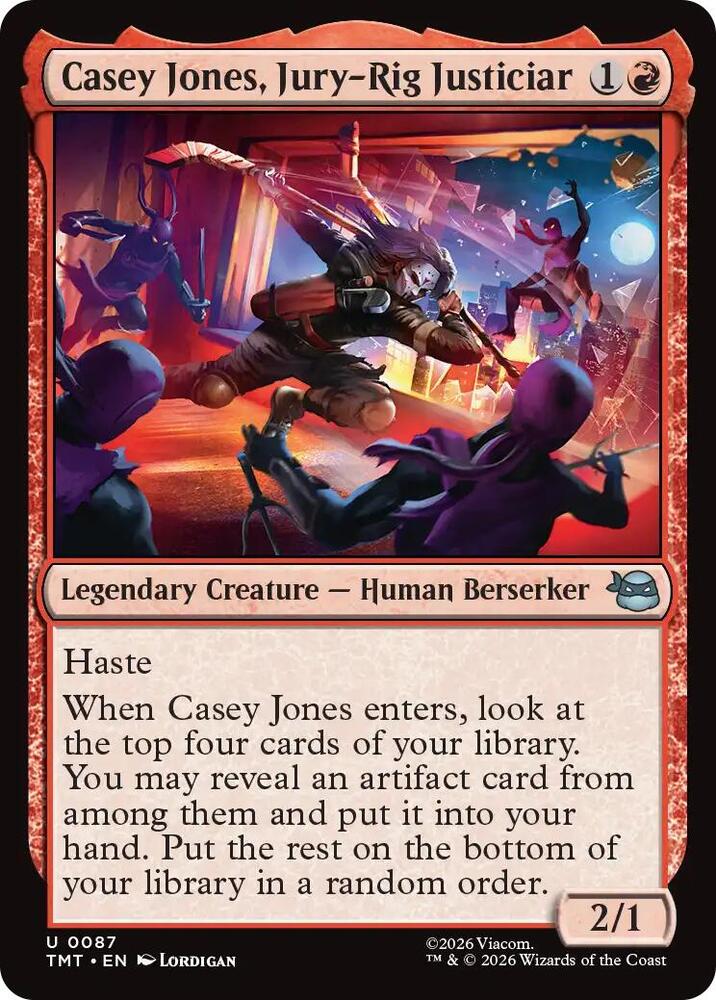 Casey Jones, Jury-Rig Justiciar 87 (Teenage Mutant Ninja Turtles) - Foil