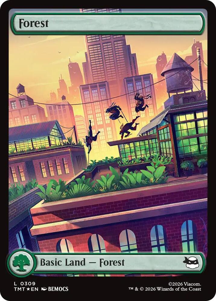 Forest 309/190 (Teenage Mutant Ninja Turtles) - Surge Foil