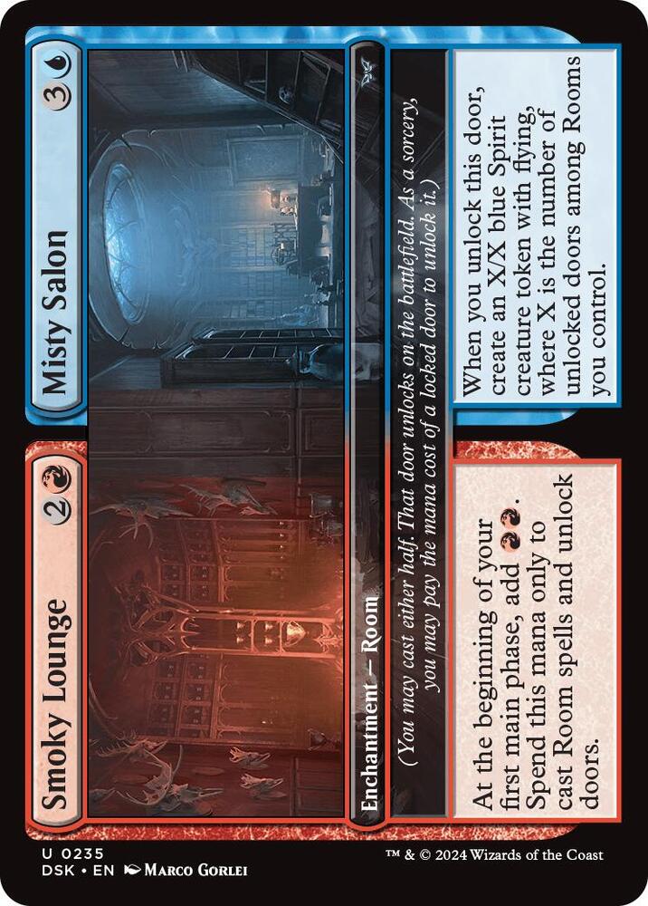 Smoky Lounge // Misty Salon 235 (Duskmourn: House of Horror)