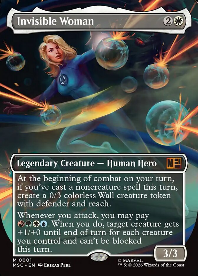 Invisible Woman 1 (Commander: Marvel Super Heroes) - Borderless