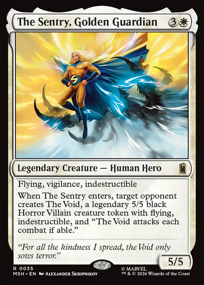 The Sentry, Golden Guardian 35 (Marvel Super Heroes) - Foil