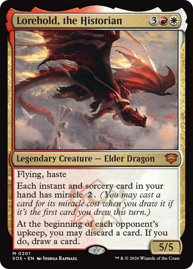 Lorehold the Historian 201/4 (Secrets of Strixhaven) - Foil