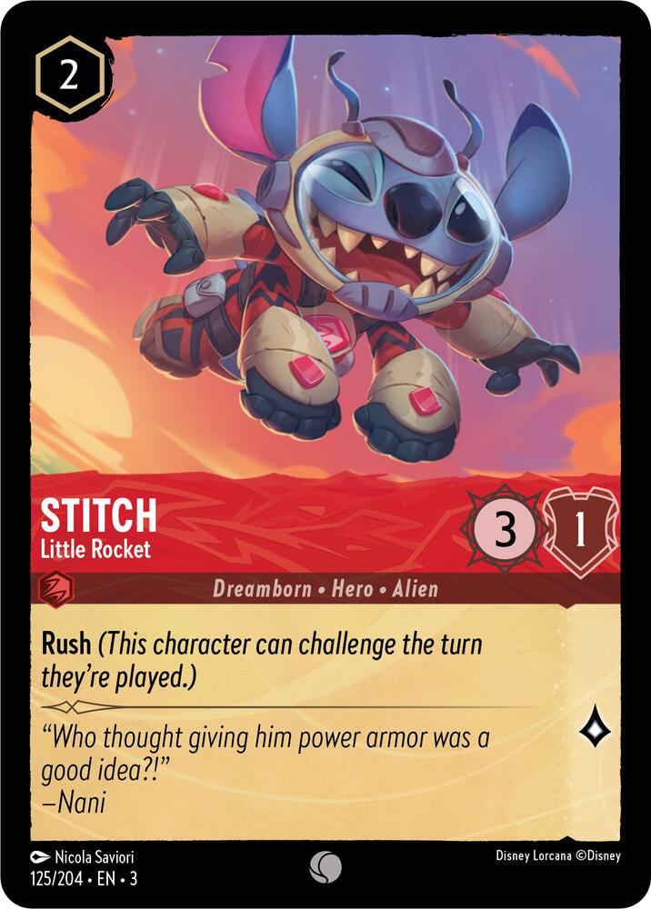Stitch Little Rocket (Into the Inklands)