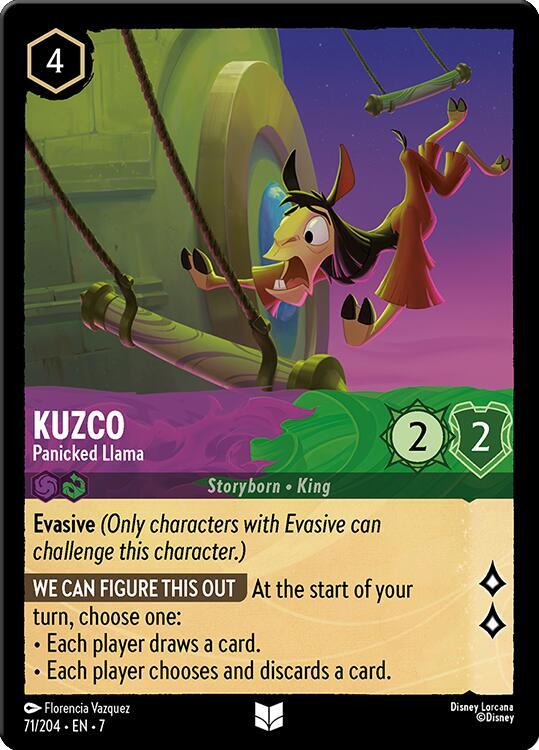 Kuzco Panicked Llama (Archazia's Island)