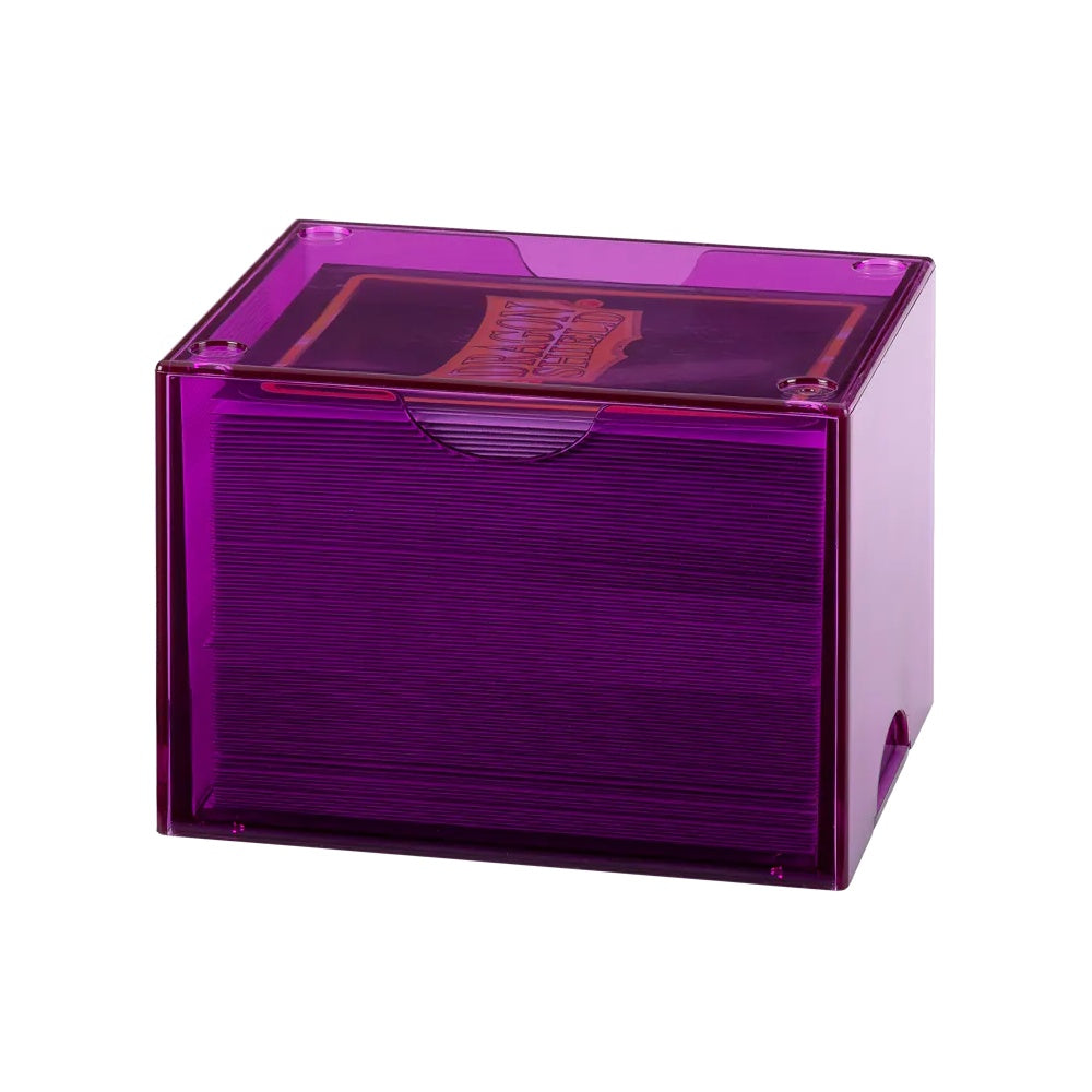 Dragon Shield: Deck Box – Strongbox – Clear Purple
