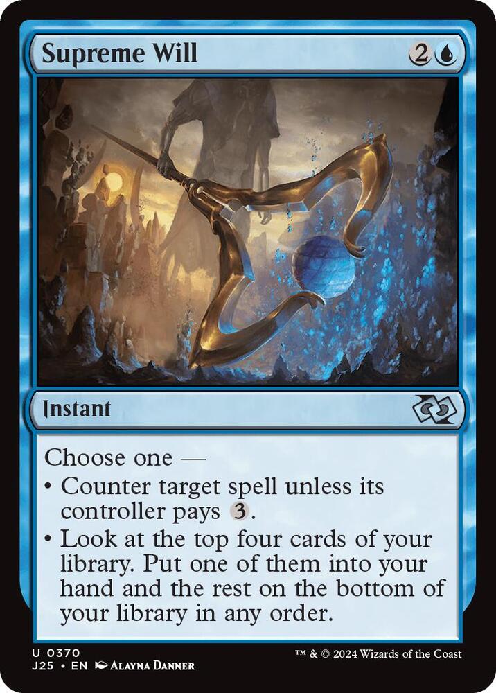 Supreme Will 370/779 (Foundations Jumpstart)