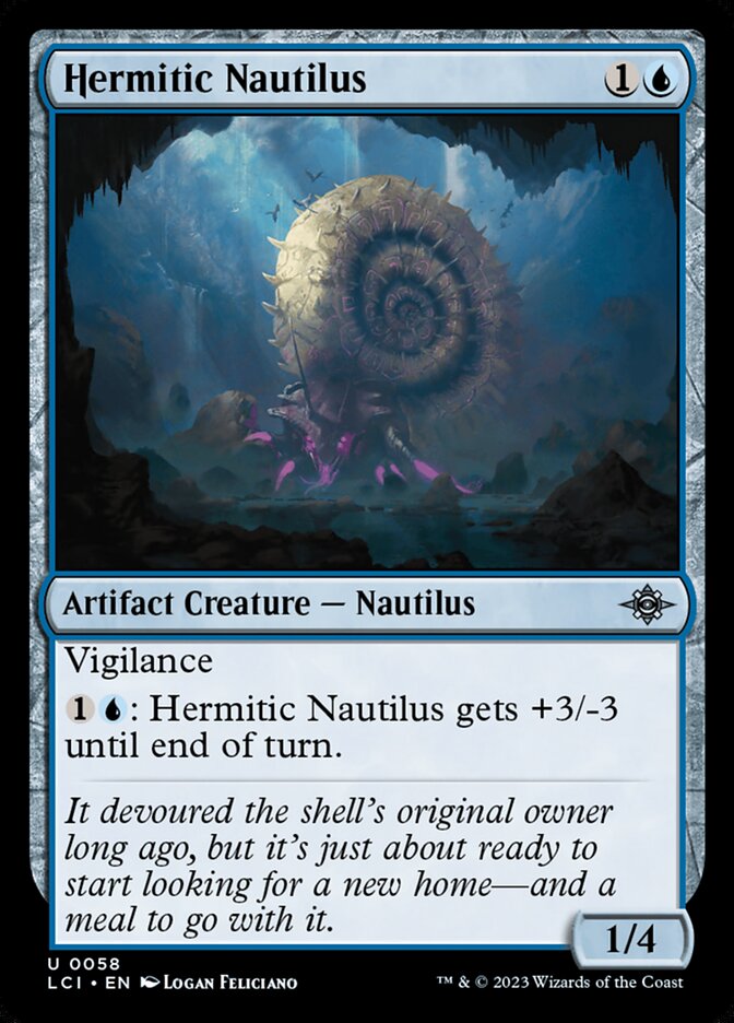 Hermitic Nautilus 58/291 (The Lost Caverns of Ixalan) - Foil