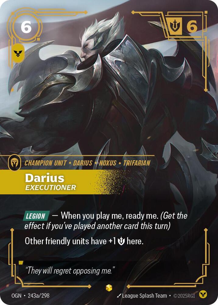 Darius - Executioner 243a/298 (Origins) - Foil