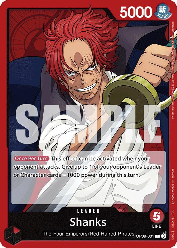 Shanks OP09-001 (Emperors in the New World)