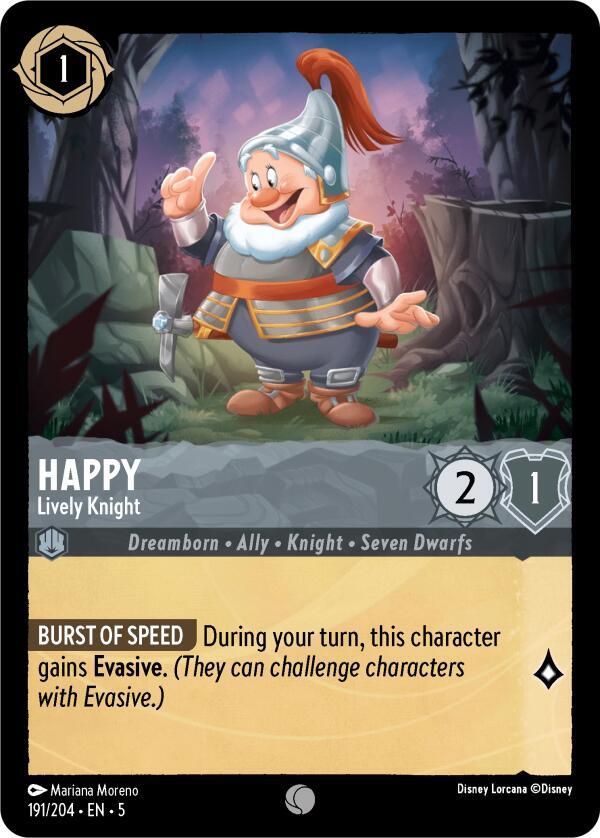 Happy Lively Knight (Shimmering Skies) - Cold Foil