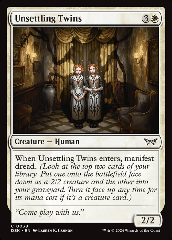 Unsettling Twins 38/286 (Duskmourn: House of Horror) - Foil