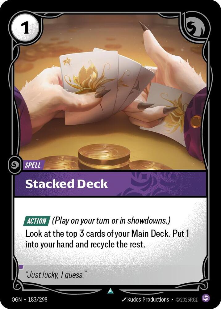 Stacked Deck 183/298 (Origins)