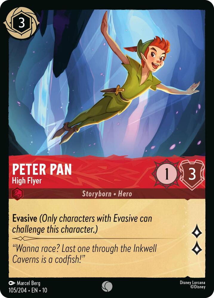 Peter Pan High Flyer (Whispers in the Well) - Cold Foil