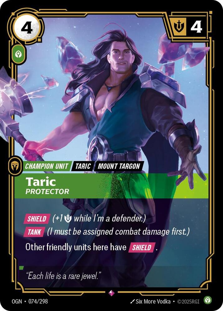 Taric - Protector 074/298 (Origins) - Foil