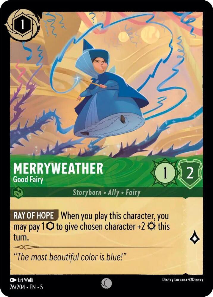 Merryweather Good Fairy (Shimmering Skies) - Cold Foil