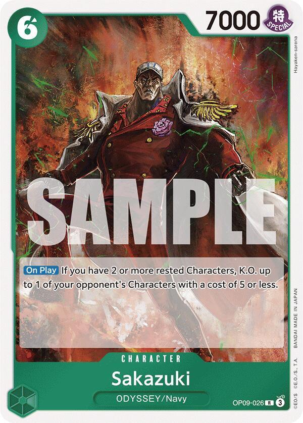 Sakazuki OP09-026 (Emperors in the New World) - Foil