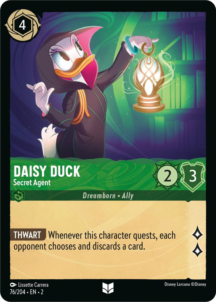 Daisy Duck Secret Agent (Rise of the Floodborn) - Cold Foil