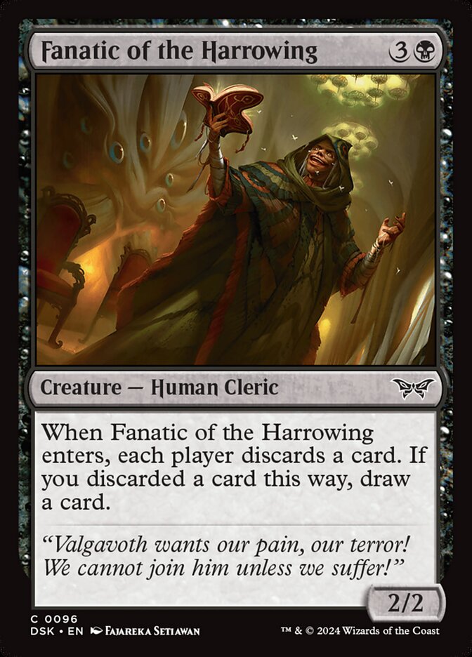 Fanatic of the Harrowing 96/286 (Duskmourn: House of Horror) - Foil