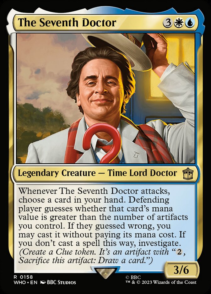 The Seventh Doctor 158 (Universes Beyond: Doctor Who) - Foil
