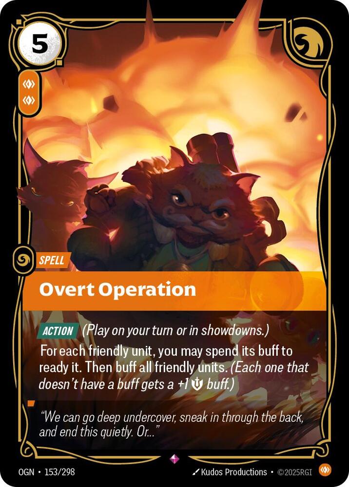 Overt Operation 153/298 (Origins) - Foil