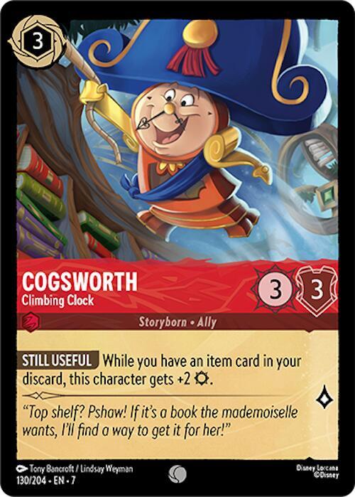 Cogsworth Climbing Clock (Archazia's Island) - Cold Foil