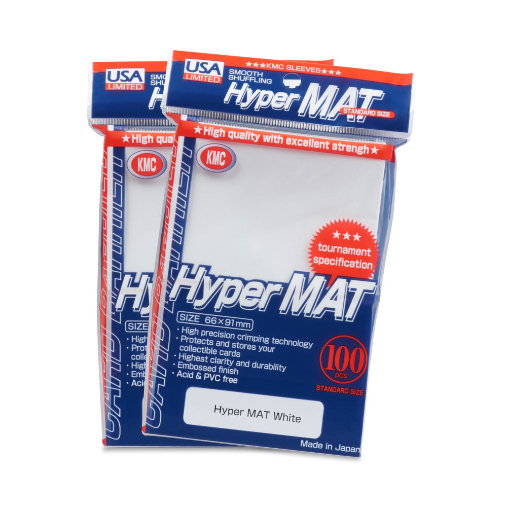 KMC: Sleeves - Hyper MAT: White
