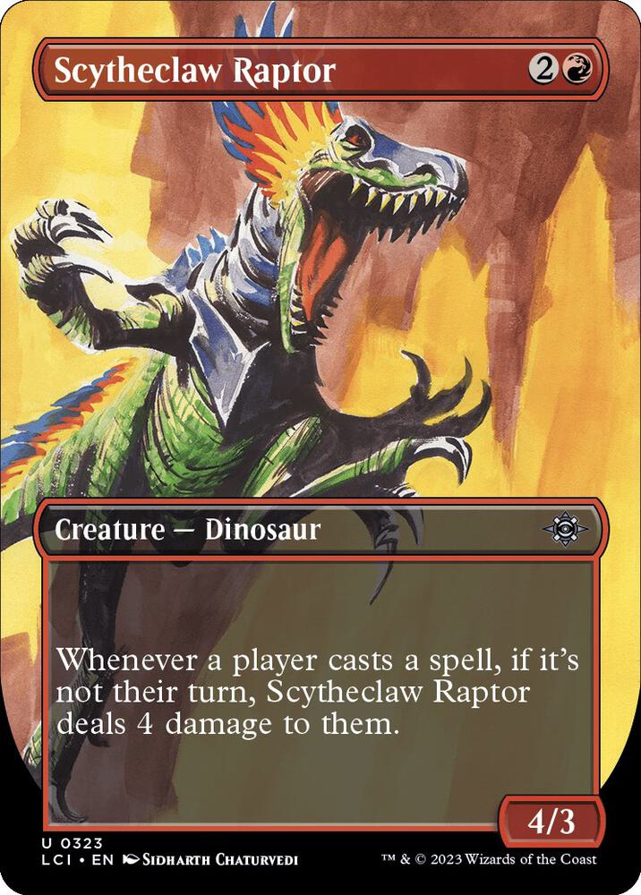 Scytheclaw Raptor 323 (The Lost Caverns of Ixalan) - Borderless