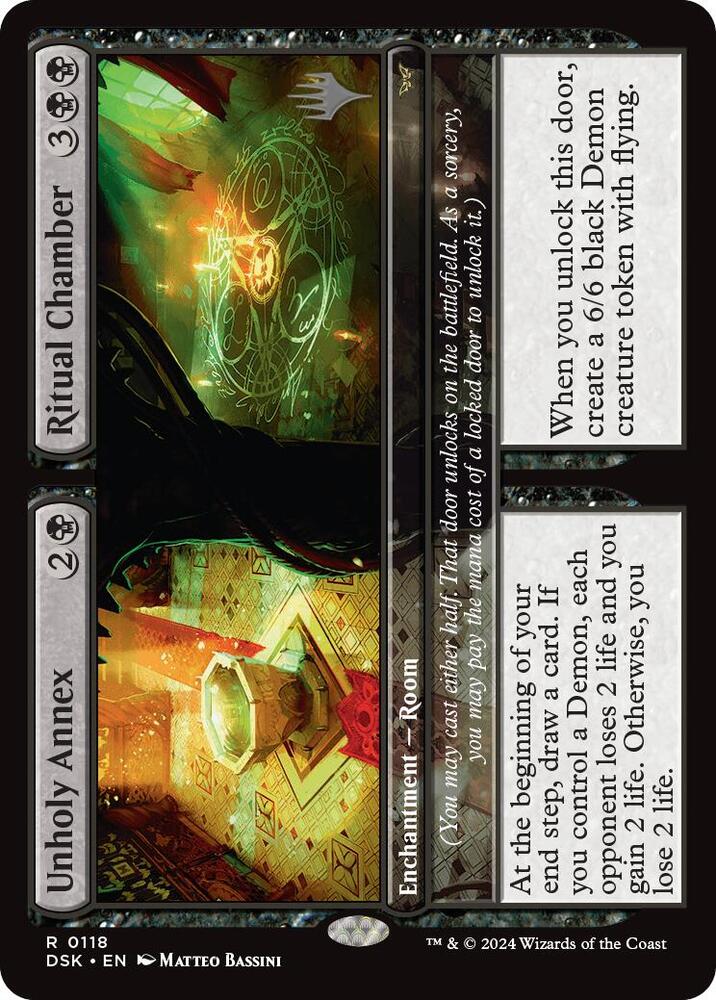 Unholy Annex Ritual Chamber 118 (Promo Pack: Duskmourn: House of Horror)