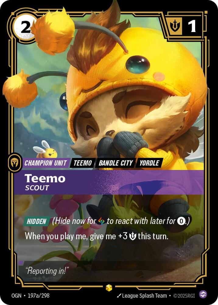 Teemo - Scout 197a/298 (Origins) - Foil