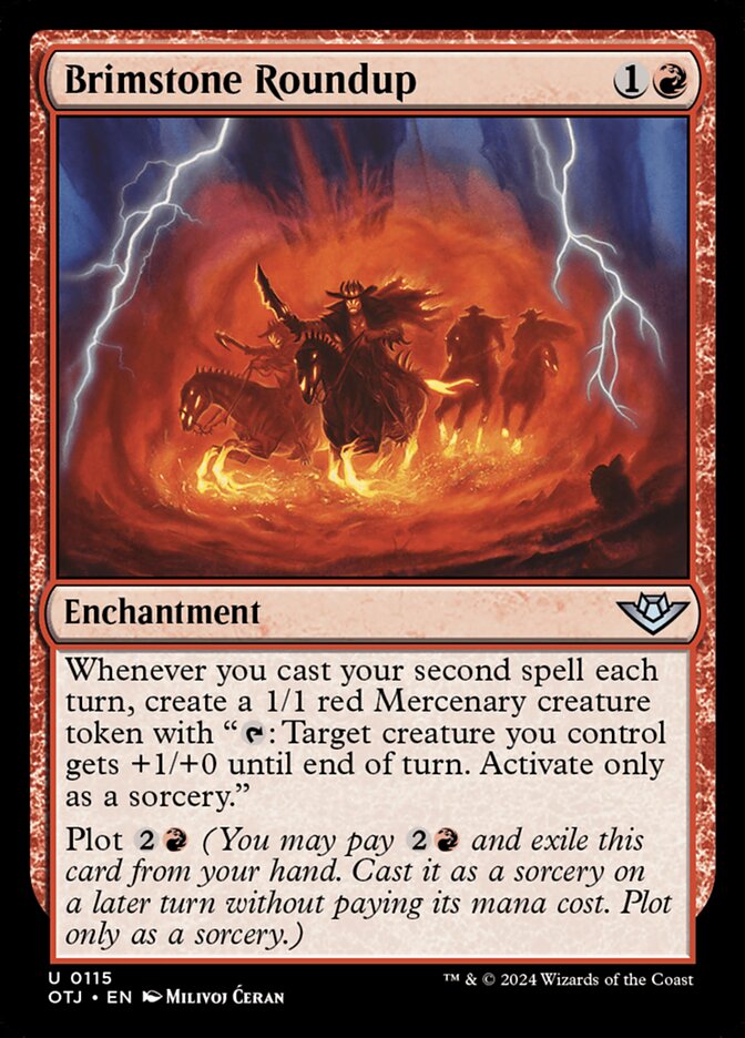 Brimstone Roundup 115/286 (Outlaws of Thunder Junction) - Foil