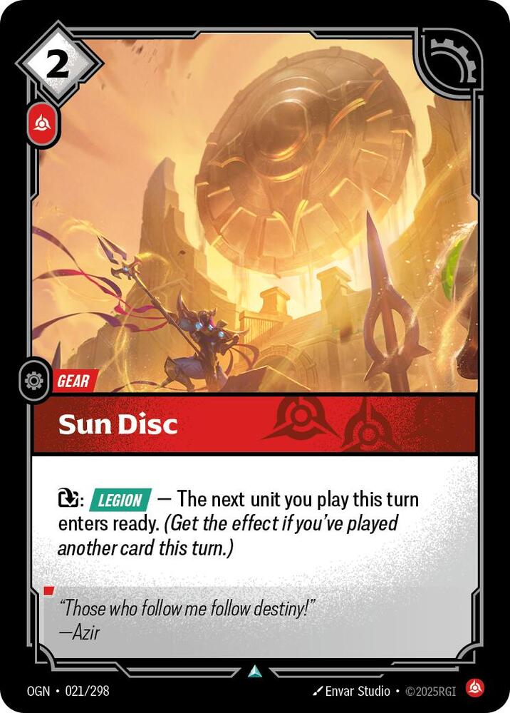 Sun Disc 21/298 (Origins)