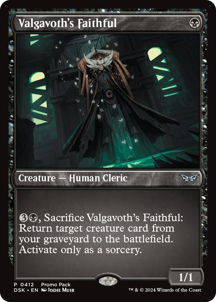 Valgavoth's Faithful 412/286 (Promo Pack: Duskmourn: House of Horror)