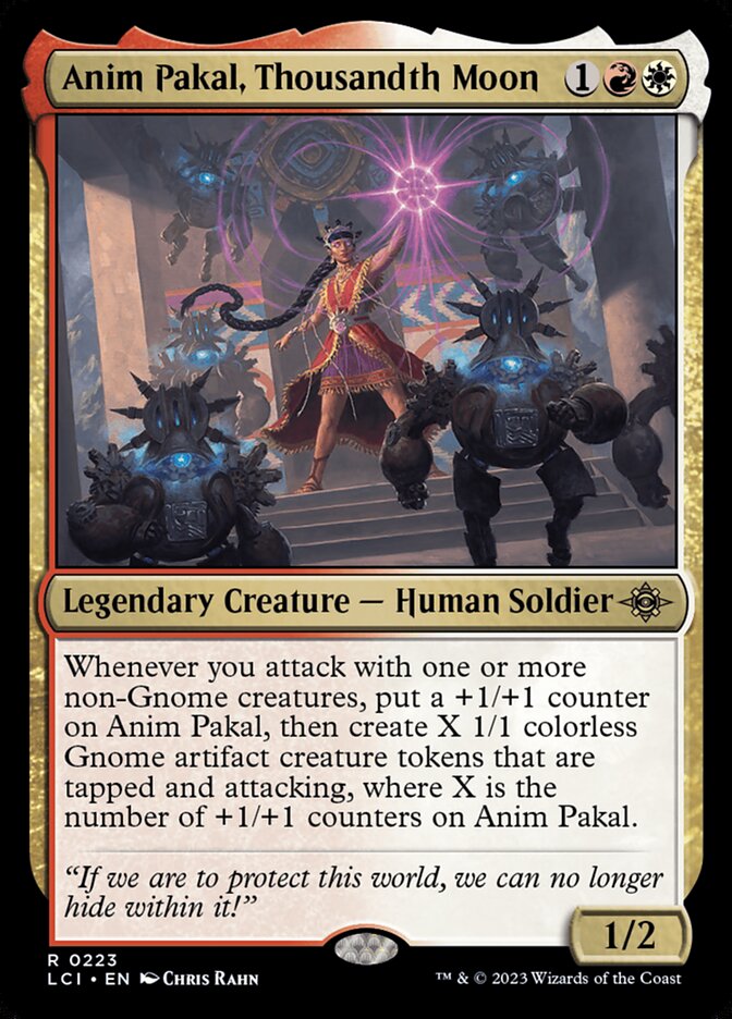 Anim Pakal, Thousandth Moon 223 (The Lost Caverns of Ixalan) - Foil