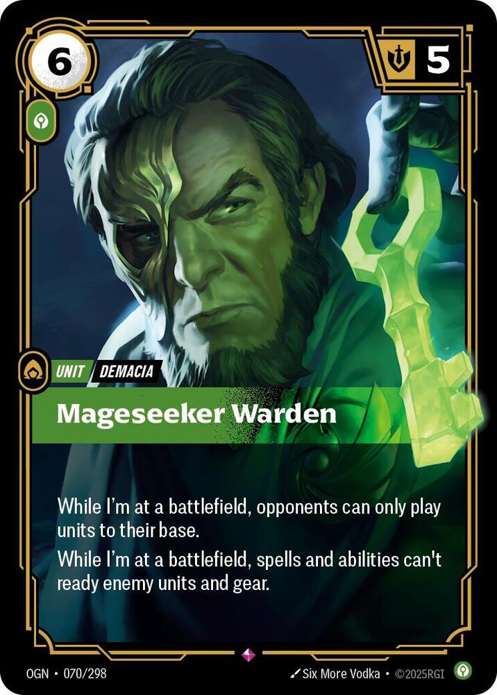 Mageseeker Warden 70/298 (Origins) - Foil