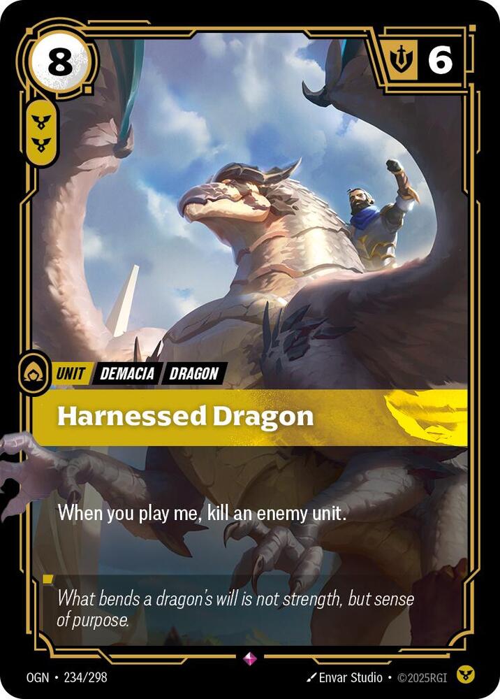 Harnessed Dragon 234/298 (Origins) - Foil