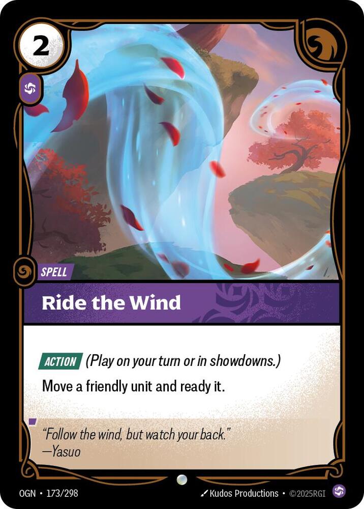Ride The Wind 173/298 (Origins) - Foil