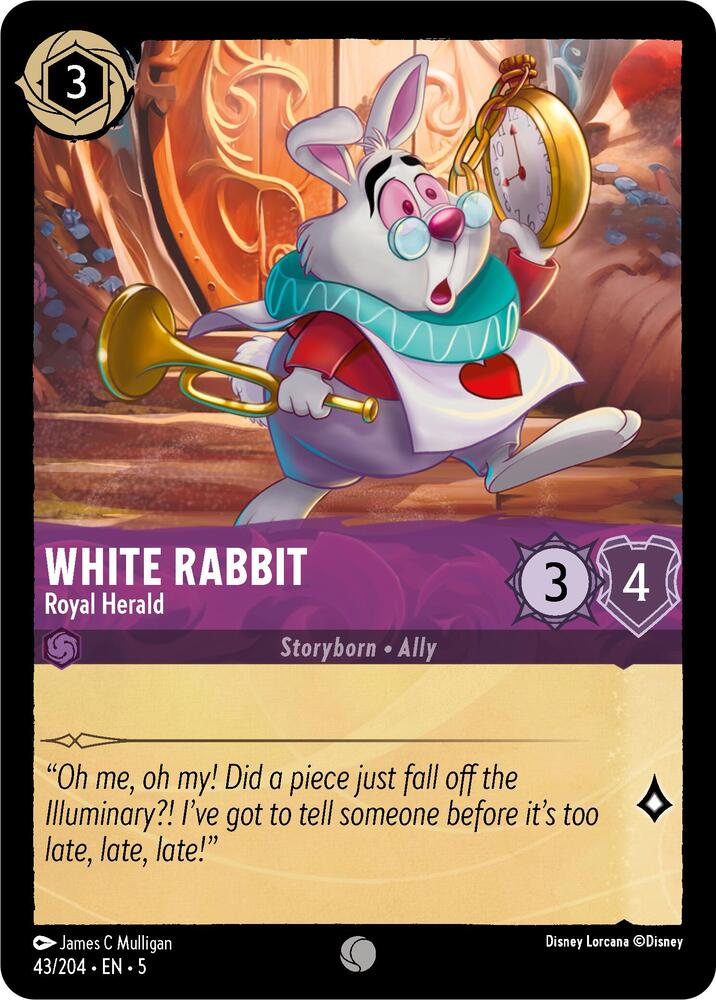 White Rabbit Royal Herald (Shimmering Skies)
