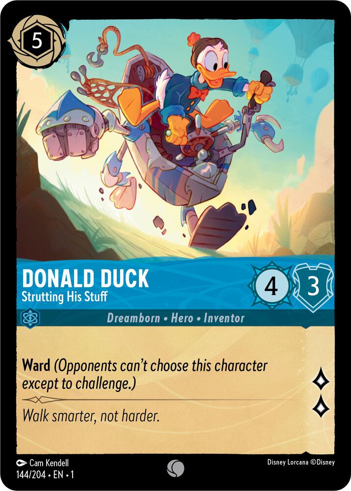 Donald Duck Strutting His Stuff (The First Chapter) - Cold Foil