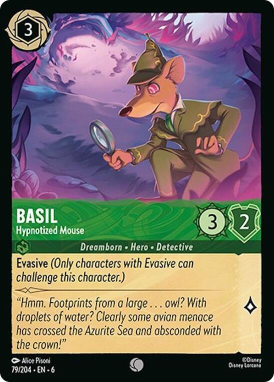 Basil Hypnotized Mouse (Azurite Sea)