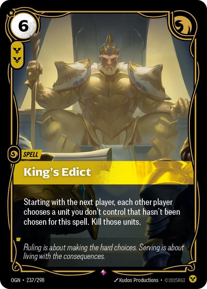 King's Edict 237/298 (Origins) - Foil