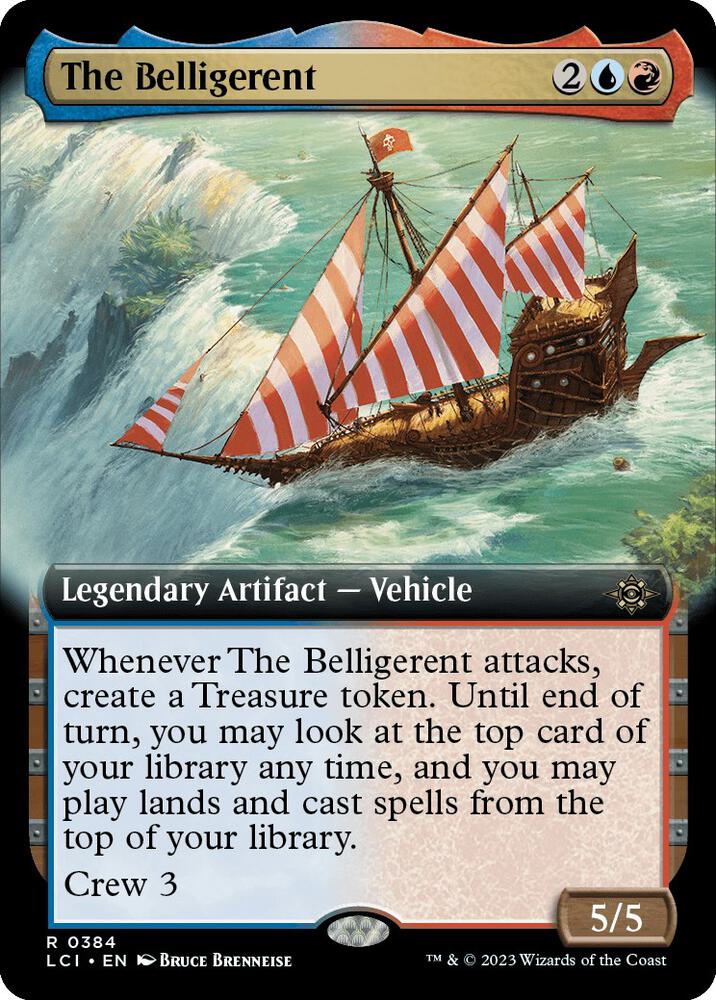 The Belligerent 384/291 (The Lost Caverns of Ixalan) - Extended Art Foil