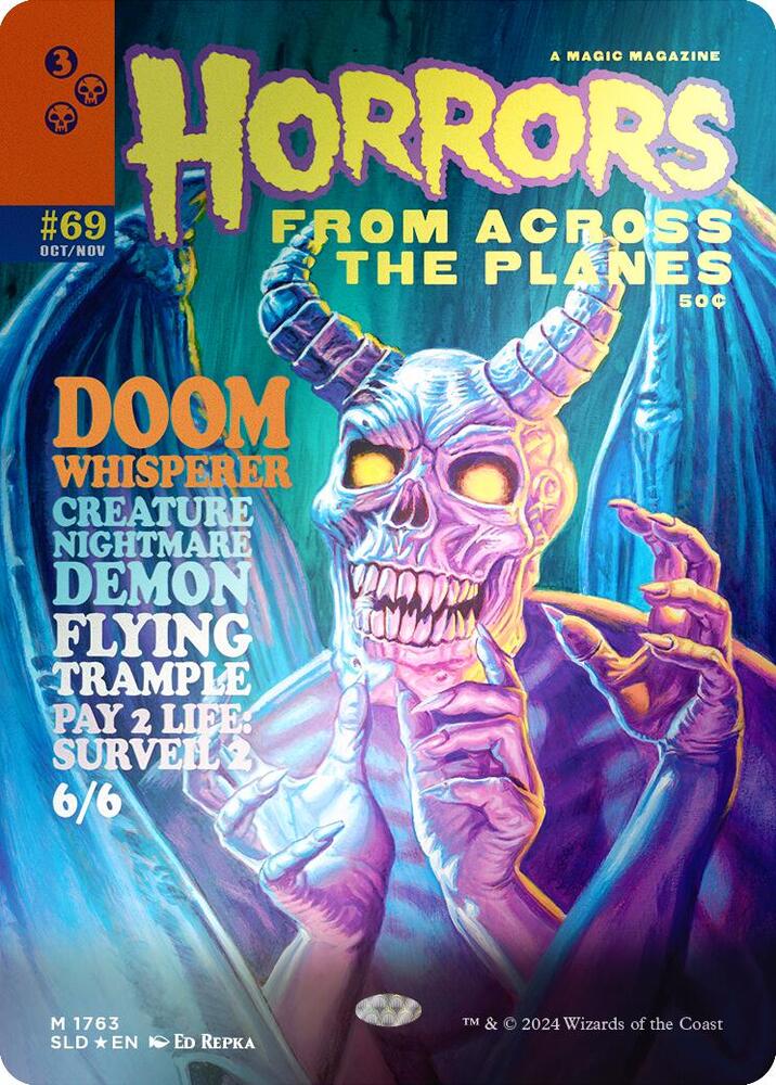Doom Whisperer 1763 (Secret Lair Drop Series) - Borderless Rainbow Foil
