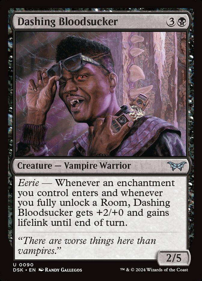 Dashing Bloodsucker 90/286 (Duskmourn: House of Horror) - Foil