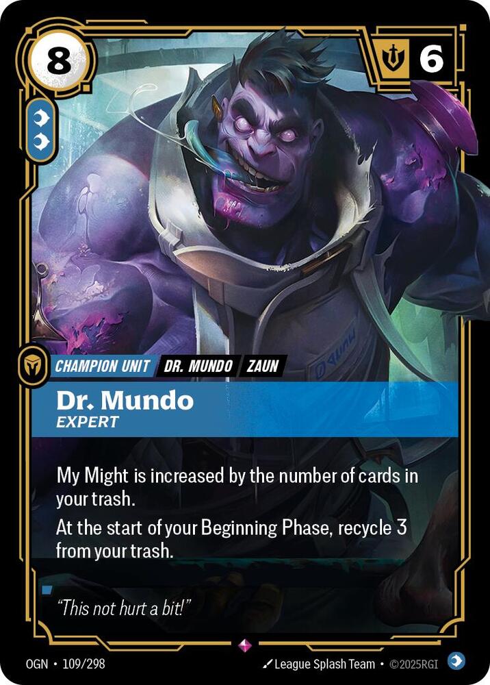 Dr Mundo - Expert 109/298 (Origins) - Foil