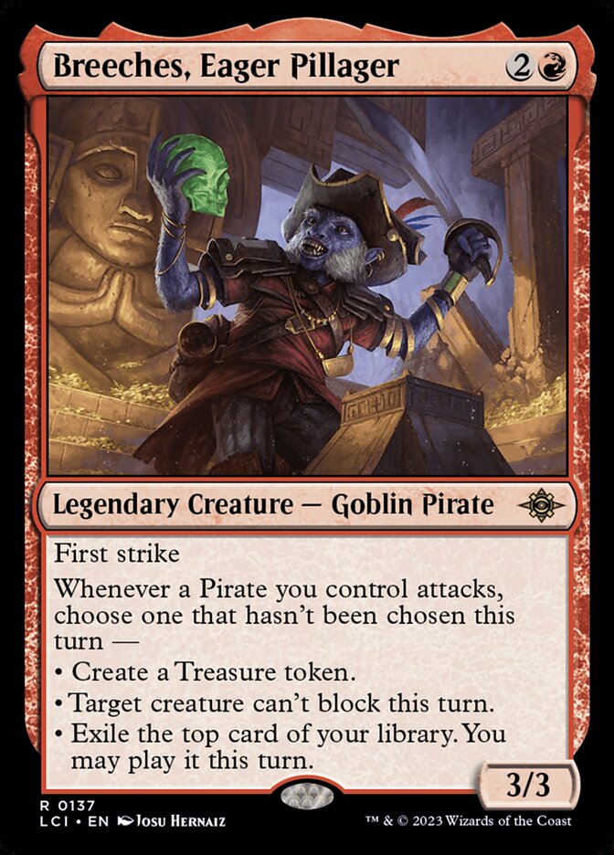 Breeches, Eager Pillager 137/291 (The Lost Caverns of Ixalan)