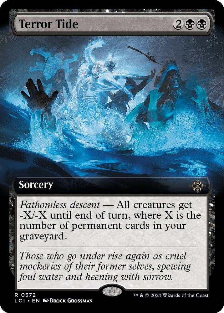 Terror Tide 372/291 (The Lost Caverns of Ixalan) - Extended Art