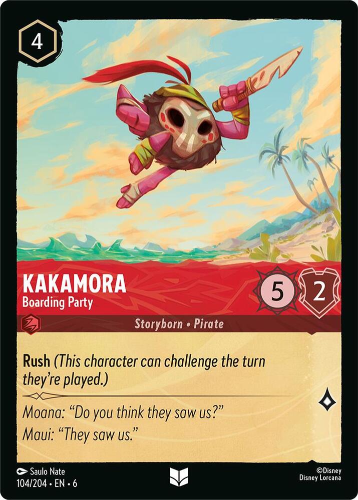 Kakamora Boarding Party (Azurite Sea) - Cold Foil