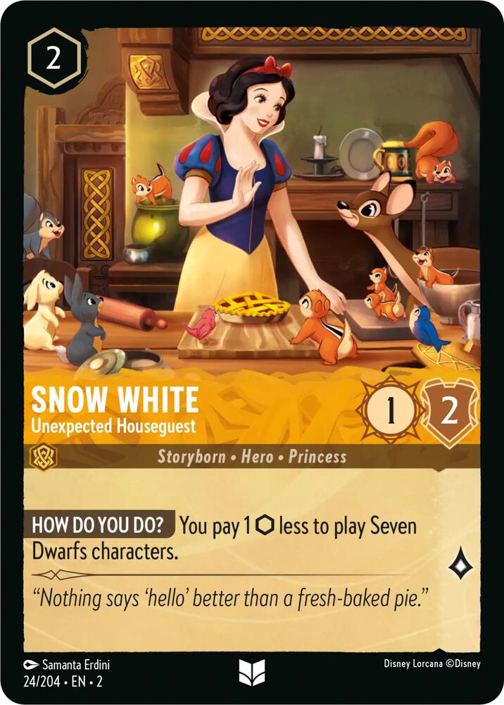 Snow White Unexpected Houseguest (Rise of the Floodborn) - Cold Foil