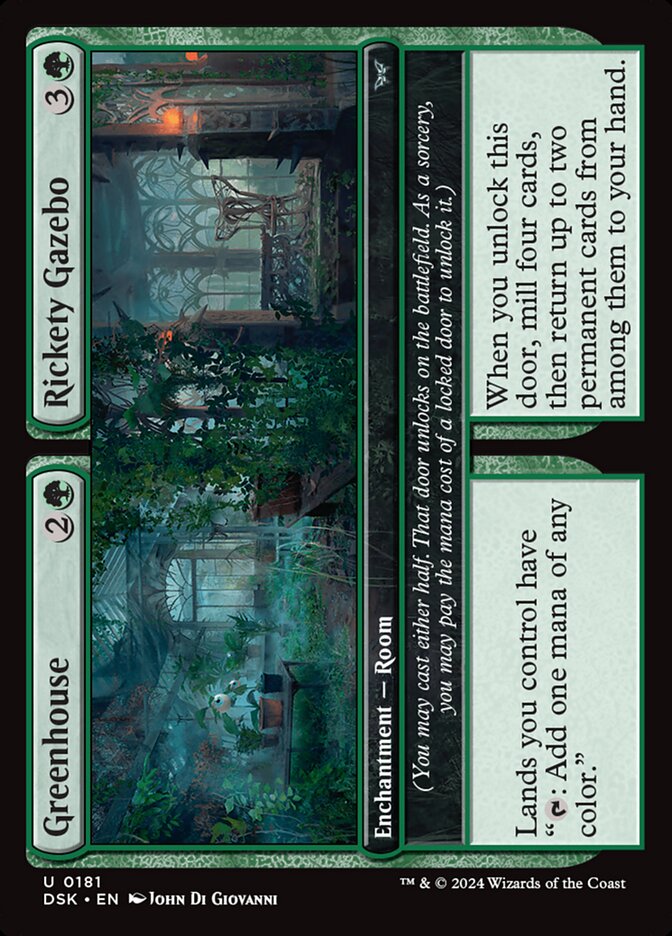 Greenhouse // Rickety Gazebo 181 (Duskmourn: House of Horror) - Foil