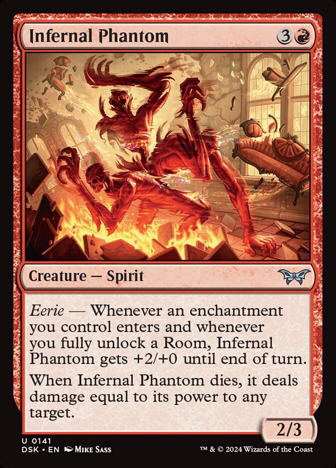 Infernal Phantom 141/286 (Duskmourn: House of Horror) - Foil